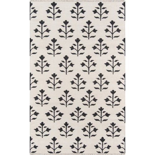 Erin Gates by Momeni Thompson Grove Handmade Flatweave Wool Ivory Rug Wayfair